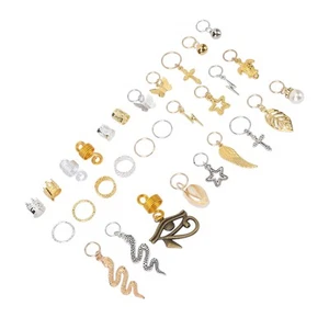 Haar Dreadlocks Perlen Exquisite Muster Trendy Leicht Verwenden Haar Schmuck CUB - Bild 1 von 22