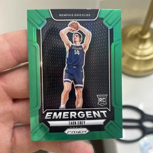 Zach Edey Rookie Card Green Prizm Emergent 2024-25 Panini Prizm #16 - Picture 1 of 2