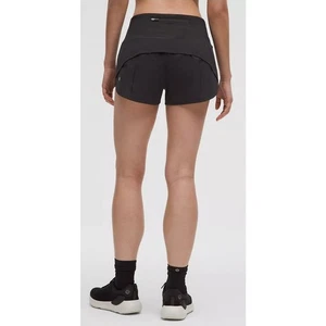Lululemon Speed Up High-Rise gefütterte Short schwarz Damen 4 Taschen - Bild 1 von 6