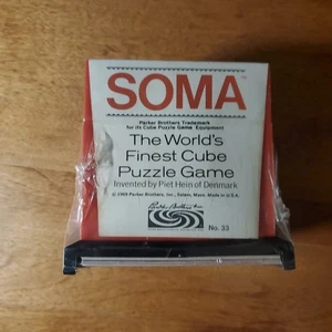 Cubo rompecabezas SOMA 1969 rojo sellado juego Parker Brothers nuevo en stock - Imagen 1 de 5