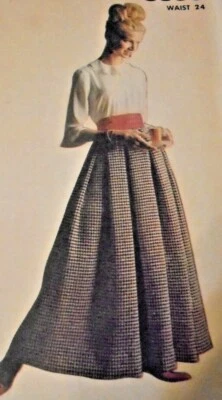 Advance Vintage Pattern-Sew-Easy #3530-Misses Skirt-Size 24" Waist-NEW/FF-1964 - Image 1 of 3