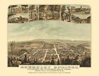 Berkeley Springs West Virginia - Hoen 1889 - 23.00 x 30.14