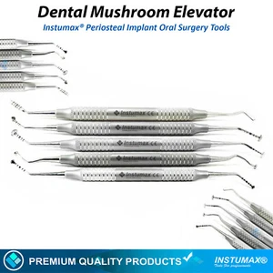 Zahnimplantat Chirurgie Sinus Lift Instrument Knochentransplantat Pilz Aufzüge 5 Stück - Bild 1 von 4
