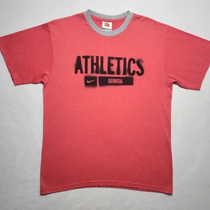 Nike Georgia Bulldogs‎ T-Shirt Herren Medium Rot Kurzarm UGA College Tee - Bild 1 von 6