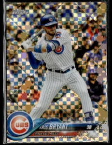 2018 Topps Chrome #50 Kris Bryant Prism Refractor - Picture 1 of 2