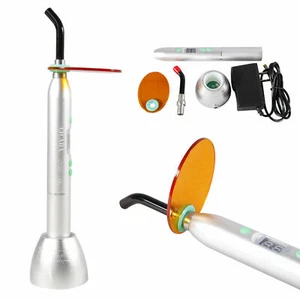 Lámpara de luz de curado LED inalámbrica dental blanqueamiento dental D2 plateada - Imagen 1 de 10