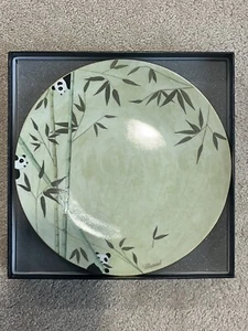 Chopard Haviland Limoges Panda And Bamboo Plate 150th Anniversary Signed Rare - Picture 1 of 10