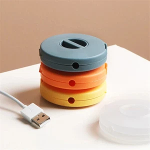 Line USB Charging Management Organizer Cable Winder Cord Holder Cable Clips - Picture 1 of 13