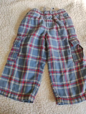 Mini Boden boys tartans size 2y Brushed Flannel Blue Red Plaid - Image 1 of 4