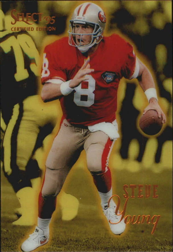 1995 Select Certified Football "Mirror Gold" Parallel Cards - Image 1 of 1