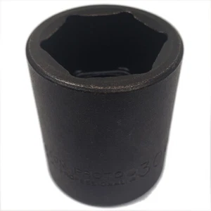 New 30mm Proto Impact Socket, 6 Point, 1/2” Drive, 7430M, Black, Made in USA - Picture 1 of 3