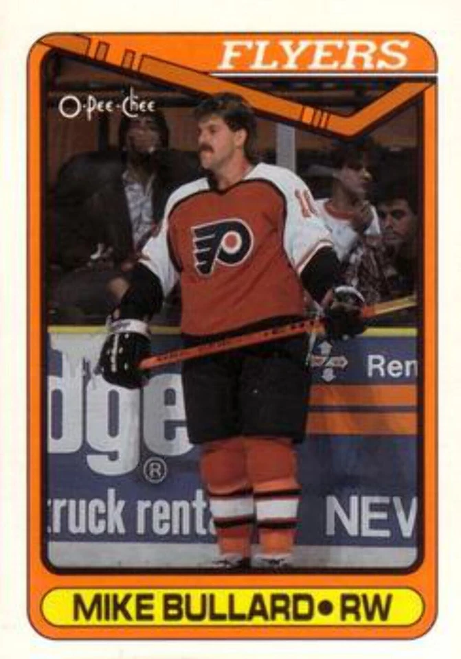 #274 Mike Bullard - Philadelphia Flyers - 1990-91 O-Pee-Chee Hockey - Image 1 of 1