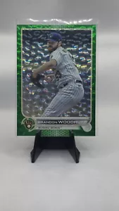 Topps Serie 2 2022 Brandon Woodruff Green Ice 91/499 - Imagen 1 de 2