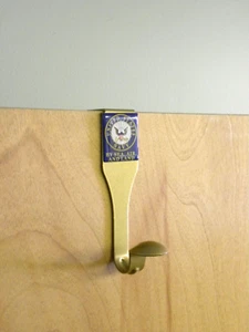 NEW UNITED STATES US-NAVY SEAL LOGO Fenix Smart Clothes Hook Over-the-Door Gold - Picture 1 of 6