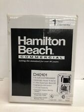 Hamilton Beach Commercial Coffee Maker 4 Cup White D40101 BRAND NEW!!!