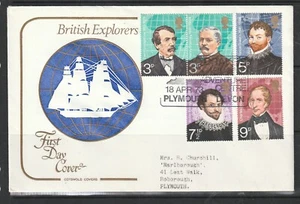 GB Cubierta Oficial Cotswold, 1973 Explorers Drakes Island Plymouth Cancelar, Mecanografiado - Imagen 1 de 1