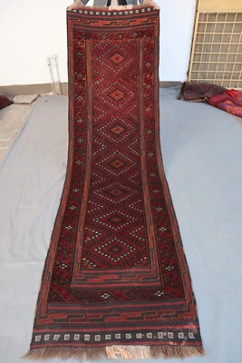 2x7 Mishwani Runner, A Timeless Afghan Tradition in Weaving Treasured Home Decor - Image 1 of 4