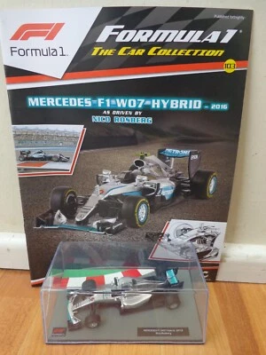 1/43 F1 FORMULA 1 CAR COLLECTION -2016 MERCEDES W07 HYBRID NICO ROSBERG CAR #103 - Image 1 of 2