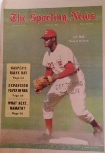 Sporting News 1969 Lee May Cincinnati Reds Namath Casper Banks Mantle - Picture 1 of 12
