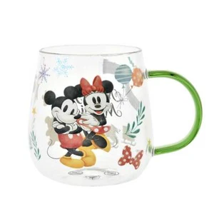 Tokyo Disney Store Mickey & Minnie Tasse Hitzebeständiges Glas Winter Geschenk 2021 JDS - Bild 1 von 4