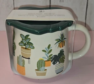 Juego de taza de café y posavasos Target Bullseye Green Plant 2024 regalo de jardinero NUEVO - Imagen 1 de 4