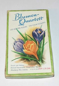 Blumenquartett in super Zustand noch vor 1964 da Preis noch in DM (12) - Bild 1 von 2