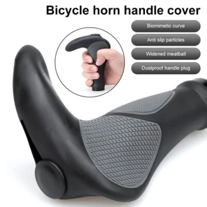 Empuñaduras ergonómicas de goma para bicicleta de montaña para bicicleta de montaña manillar ciclismo extremos de bloqueo - Imagen 1 de 18