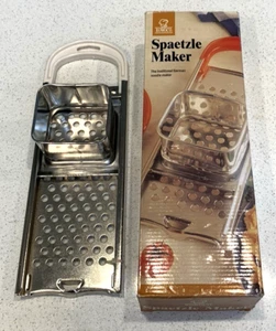 NIB Stainless Steel Spaetzle Maker Traditional German Noodle Maker 1993 NOS - Picture 1 of 3