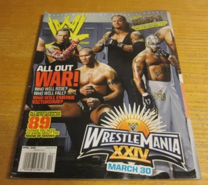 WWE Abril 2008 Wrestlemania XXIV The Undertaker con Póster - Imagen 1 de 4