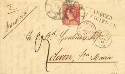 Madrid. Historia Postal. Madrid. Historia Postal. Marca FRANQUEO / INSUFICIENTE - Imagen 1 de 2