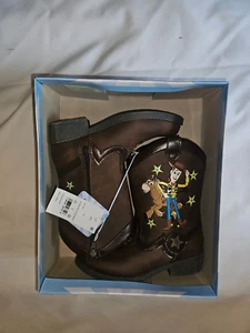 Toy Story - Buzz and Woody Größe 11 Cowboystiefel mit Reißverschluss Neu im Karton für Jungen oder Mädchen - Bild 1 von 4