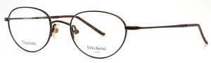 VERA WANG LUXE Reader Brown Womens Oval Petite Eyeglasses 47-19-135 B:36 - Picture 1 of 14