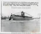 1958 Press Photo View of the Seadragon, American nuclear submarine in Portsmouth