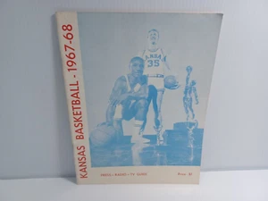 1967-68 KANSAS JAYHAWKS Men's Basketball Media Guide JOJO WHITE VERNON VANOY - Picture 1 of 5