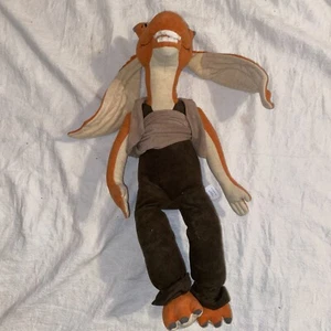 Jar jar Binks Plush With Metal Inside So You Can Bend Him In Position - Picture 1 of 5