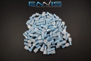 14-16 GAUGE 1000 PK NYLON FULLY INSULATED QUICK DISCONNET FEMALE .250 TERMINAL - Picture 1 of 4