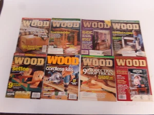 Wood Magazine by Better Homes And Gardens Woodworking Vintage 1990s LOT OF 8 - Picture 1 of 3
