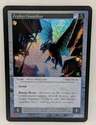 Chronicles of Arcane TCG Zephyr Guardian Full Holo Kickstarter - Image 1 of 4