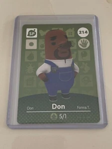 Don # 214 Animal Crossing Amiibo Karte Horizons Serie 3 NEUWERTIG NIE GESCANNT! - Bild 1 von 1