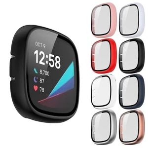 Boîtier PC intégré et verre trempé pour montre connectée Fitbit versa3/sense - Photo 1 sur 43