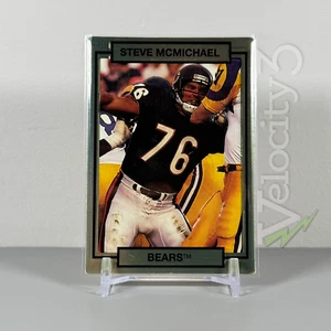 Tarjeta de la NFL 1990 llena de acción: Steve MCMICHAEL #27 | Chicago Bears - DT - Imagen 1 de 3