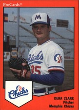 1989 Memphis Chicks ProCards #1199 Dera Clark