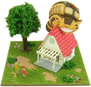 Sankei MP07-02 Studio Ghibli May & Neko Bus My Neighbor Totoro Paper Craft - Picture 1 of 4