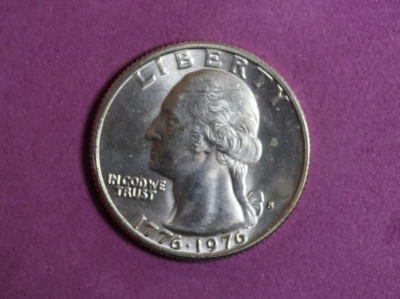 Cuarto de dólar Washington 1976-S #P17222 Foto 1 de 2