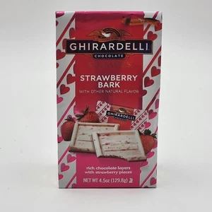 Ghirardelli Chocolate Squares Strawberry Bark 4.5oz Limited Edition BB 8/25 - Picture 1 of 6