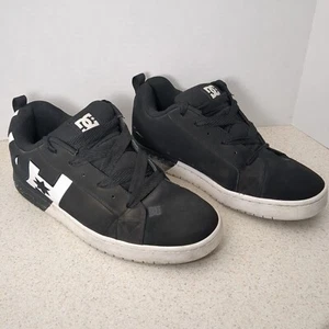 DC Skateboarding Shoes Black ADYS100442 Men Size 11.5 Court Graffik - Picture 1 of 9