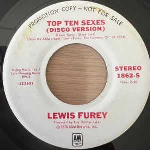 Lewis Furey - Top Ten Sexes / 7" - US Promo 1976 - Bild 1 von 1
