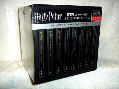 Harry Potter 8-Film Collection (4K/Blu-ray, 2018, STEELBOOK) NEW wizards fantasy - Image 1 of 4