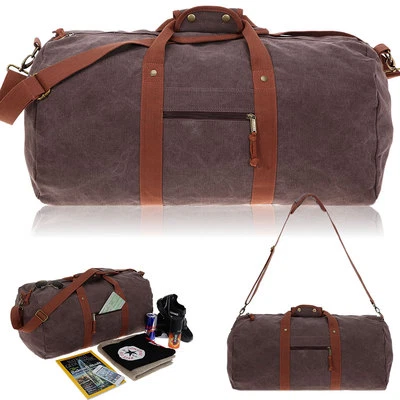 Reisetasche Quadra Riffle Canvas Canvastasche Tasche Sporttasche Weekender Braun