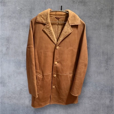 Men’s Seraphin Mouton Shearling Coat Size 50 France - Image 1 of 4